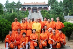 Disciples français au Temple Fa Wang