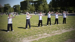 Champ de marsFrance Shaolin Club au Champ de Mars