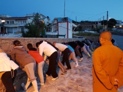 Stage en Grèce avec Maître Shi Heng Jun et Maître Miao Dian en avril 2017