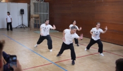Démonstration de boxe externe