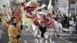 France Shaolin Club au défilé du nouvel an chinois à Paris