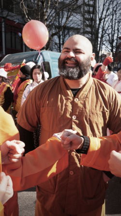 France Shaolin Club au défilé du nouvel an chinois à Paris