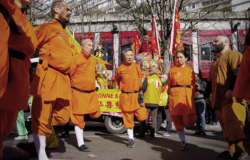 France Shaolin Club au défilé du nouvel an chinois à Paris