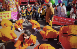France Shaolin Club au défilé du nouvel an chinois à Paris