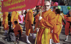 France Shaolin Club au défilé du nouvel an chinois à Paris