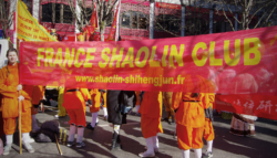 France Shaolin Club au défilé du nouvel an chinois à Paris