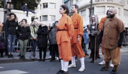 France Shaolin Club au défilé du nouvel an chinois à Paris