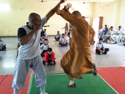 Maître Shi Heng Jun en Inde