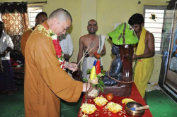 Maître Shi Heng Jun en Inde