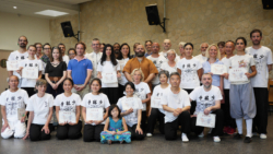Maître Shi Miao Dian, les élèves de France Shaolin Club et leurs proches