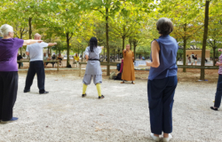 Journée portes ouvertes France Shaolin Club aux jardins du Luxembourg, à Paris